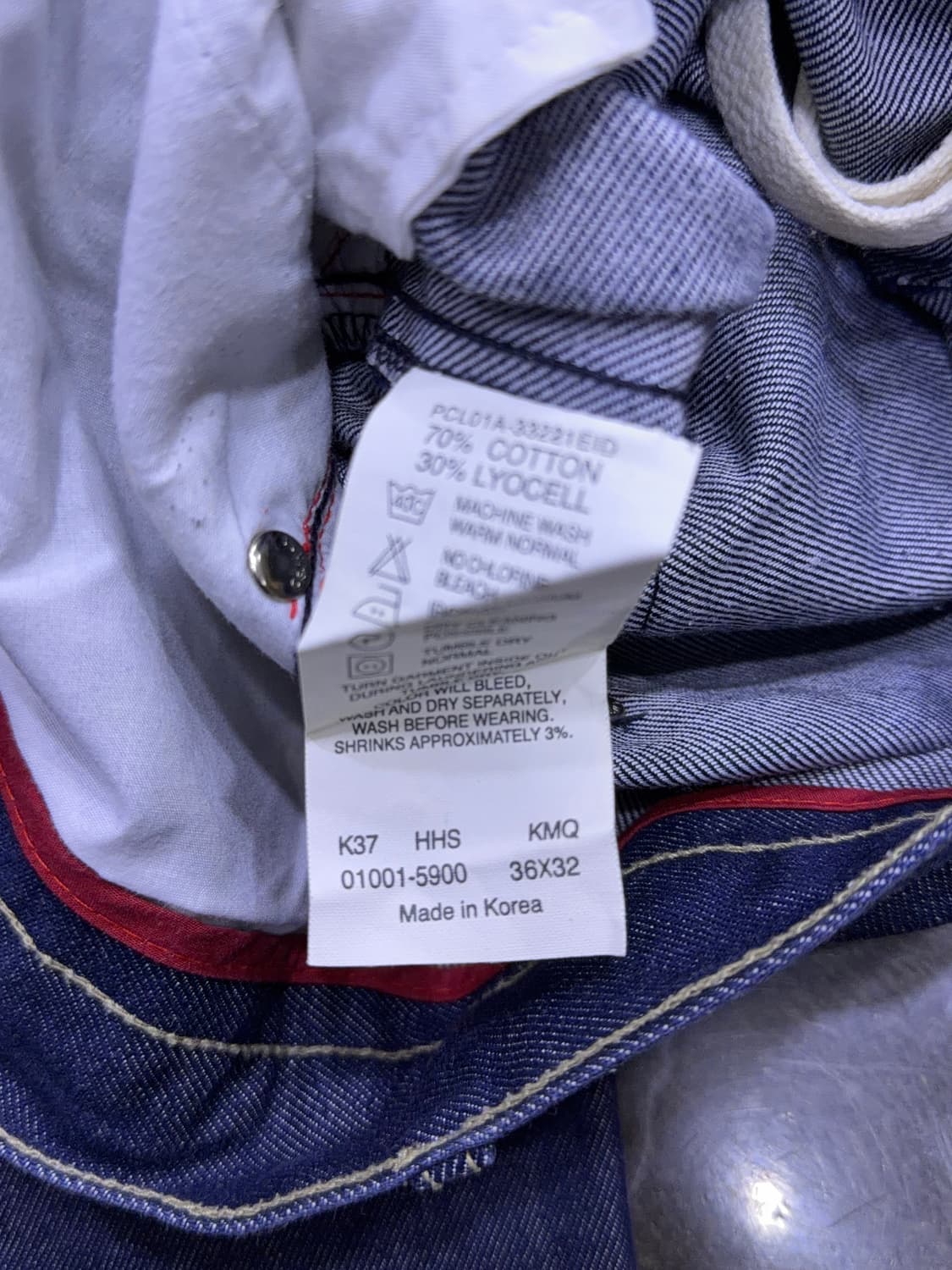 리바이스 엔지니어드진 00's 데님팬츠 청바지 36(32) 상품이미지9