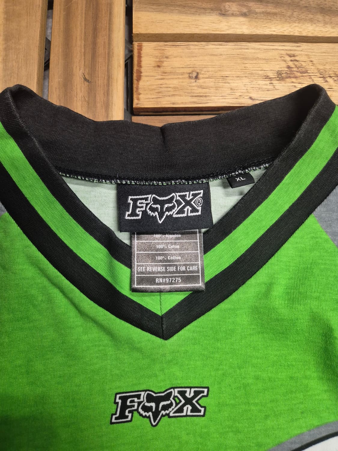 90s fox racing motocross cotton jersey 상품이미지5