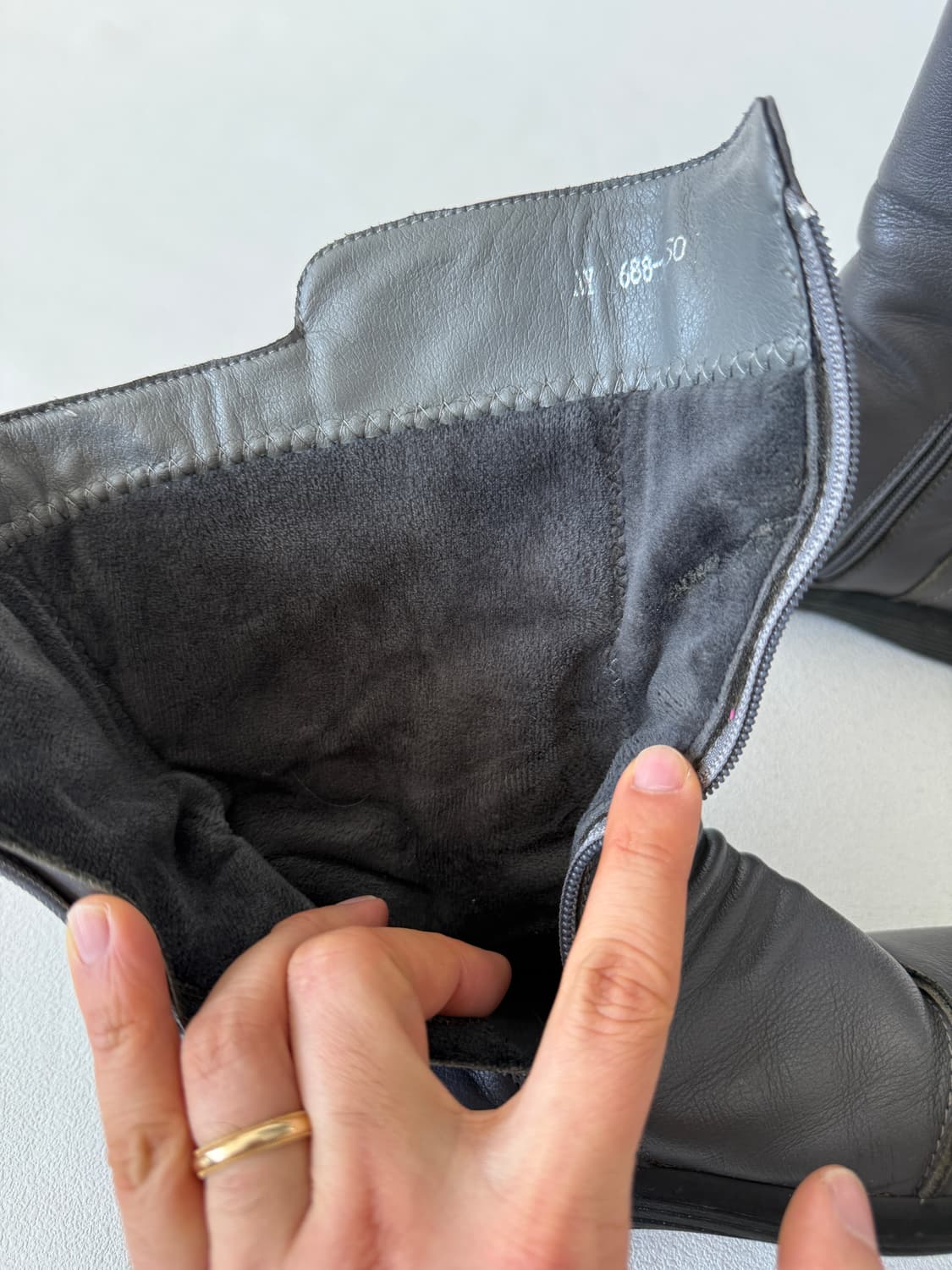 [250]Pre owned 레더 부츠 상품이미지9