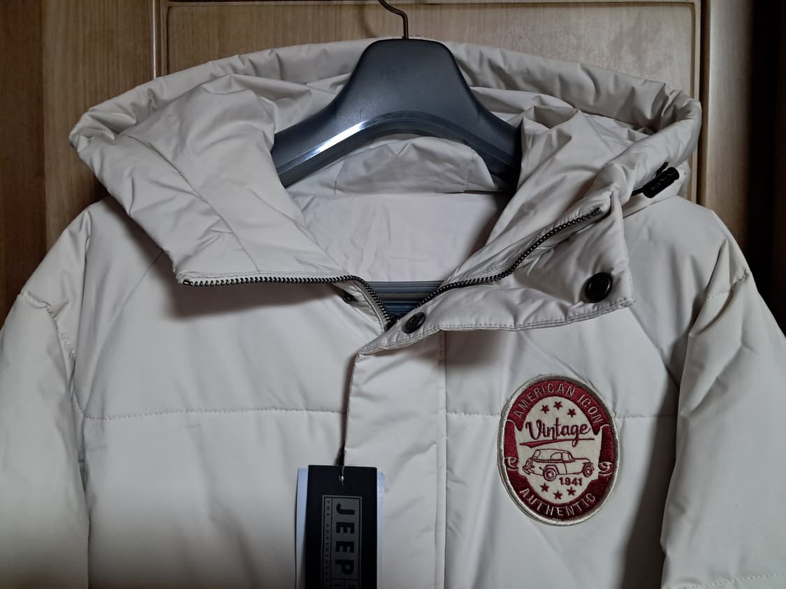 지프 양면 롱패딩 남성M 새상품  상품이미지5