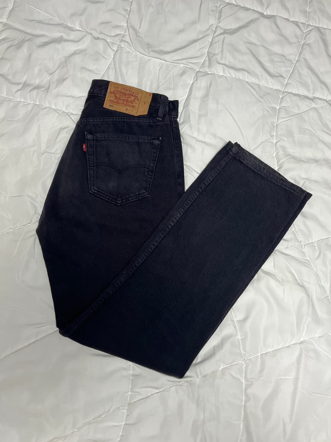 리바이스501 오크콘 데님 퍼플 셀비지 진 34*32 상품이미지1