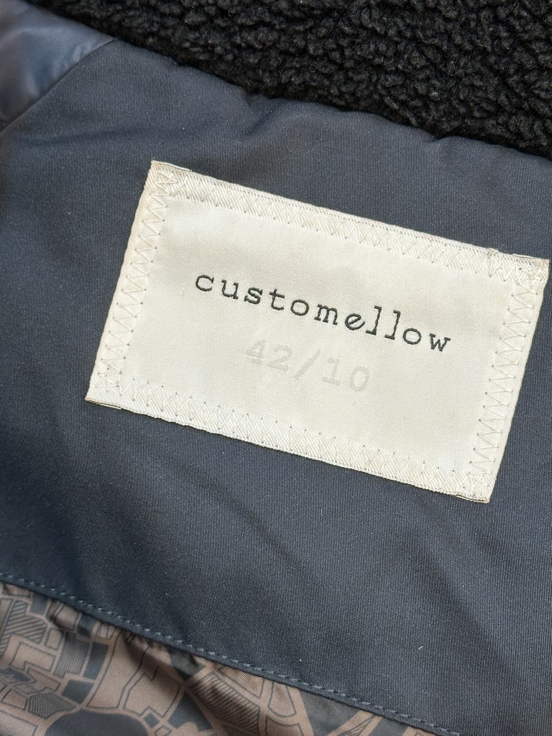 110) 커스텀멜로우 네이비 구스 다운 롱패딩 상품이미지3