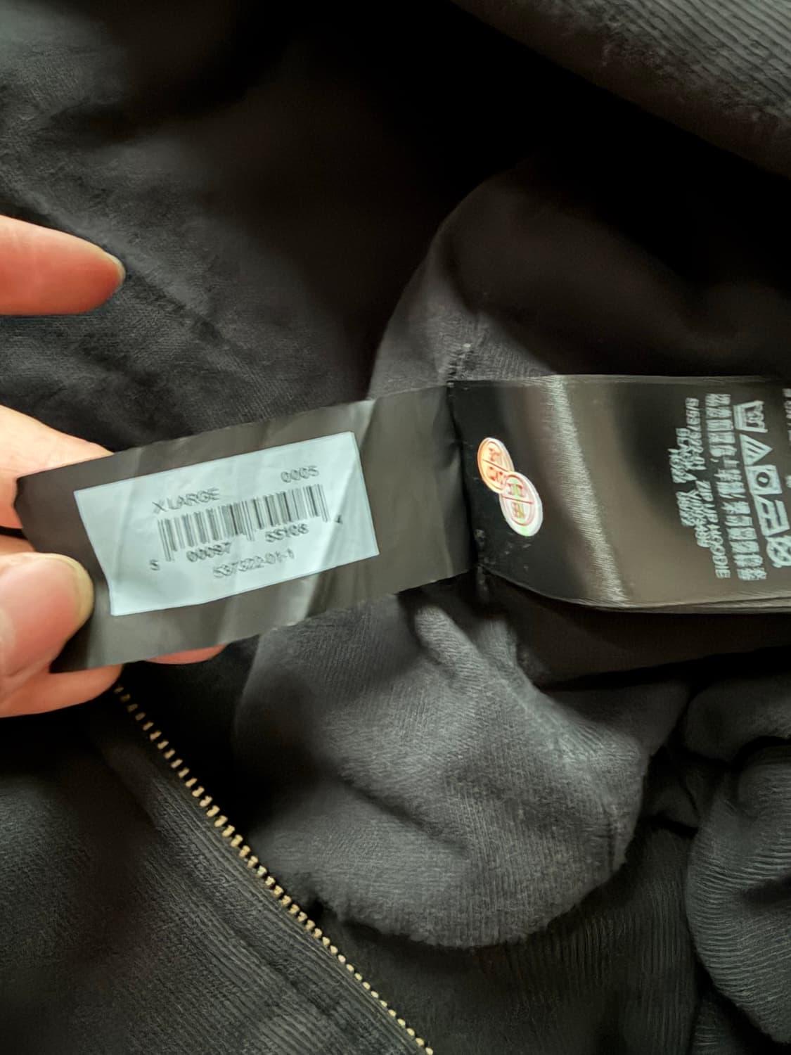 이지 갭 후드집업 블랙 xl 상품이미지5