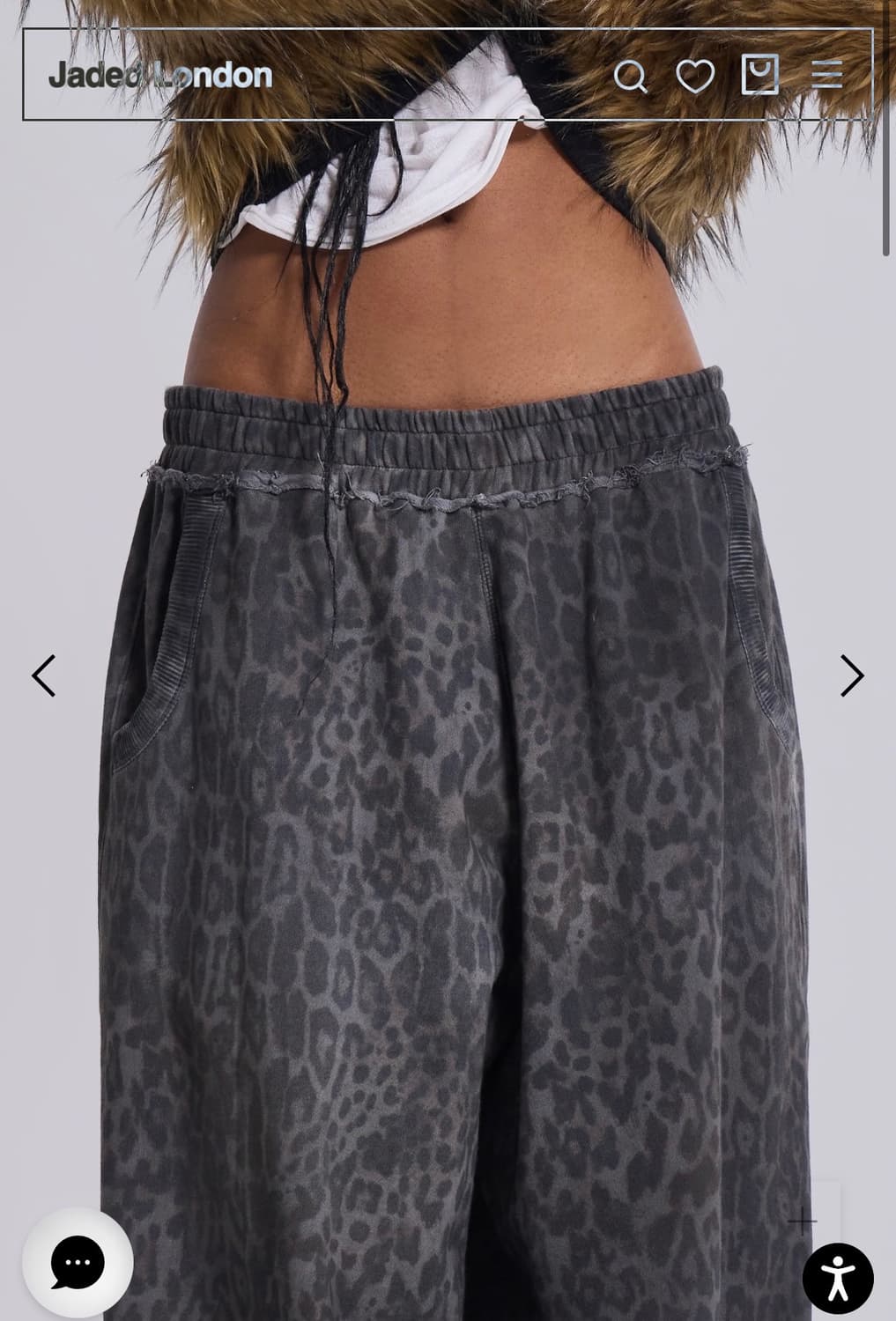 제이디드런던 Leopard Monster Joggers 레오파드스웻팬츠 상품이미지4