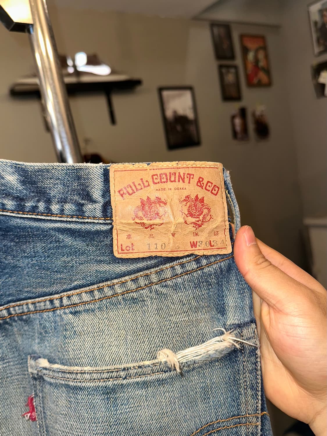 Full Count lot 110 Selvedge denim pants 상품이미지10