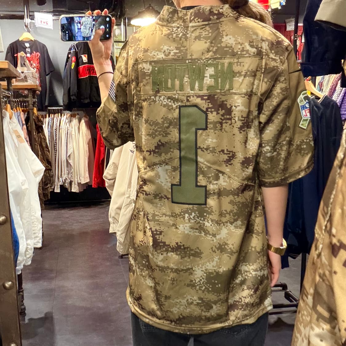 [IM]NFL X NIKE NFL NO.1 Newton 반팔져지 카모 상품이미지5