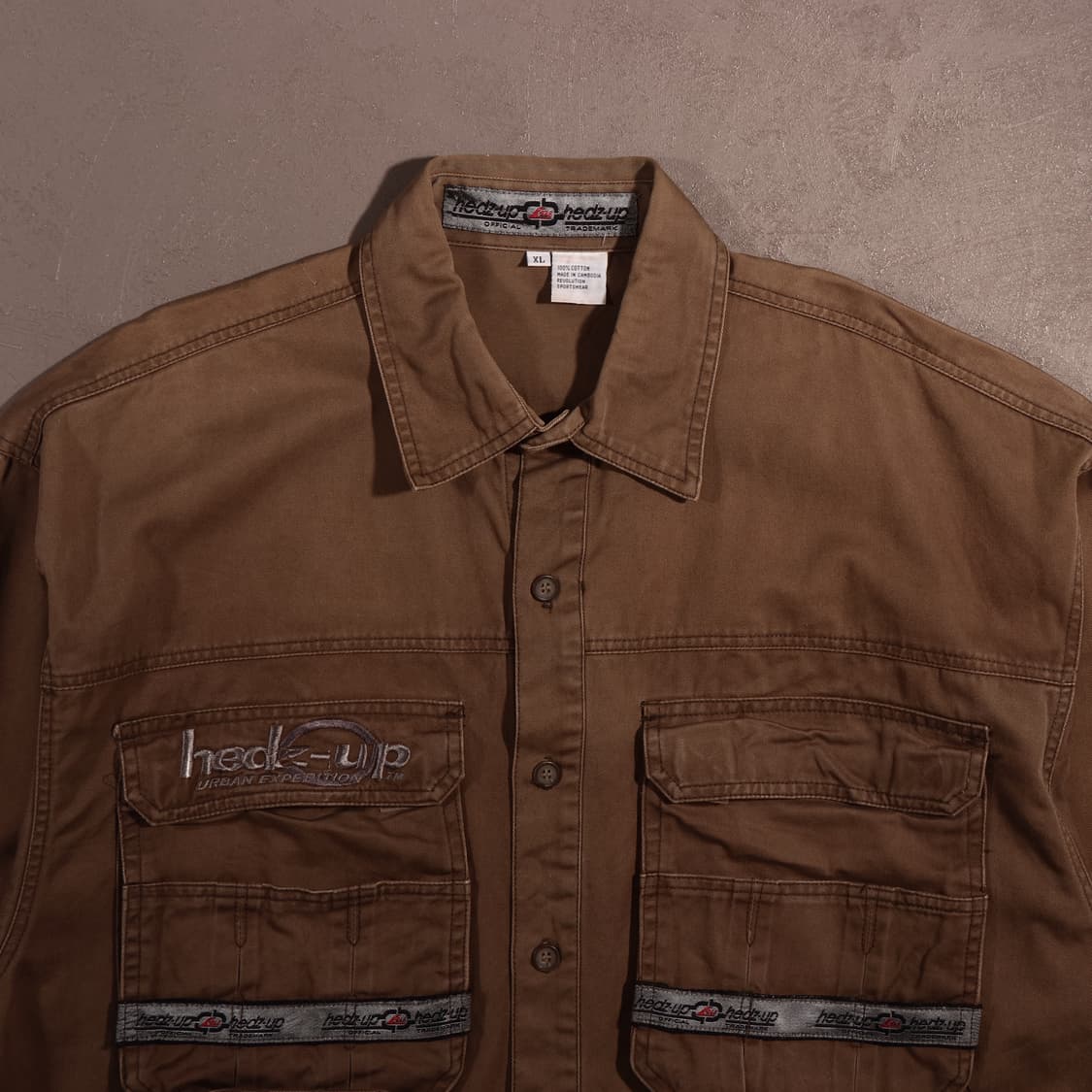 헤즈업 올드스쿨 빅사이즈 셔츠 상품이미지2