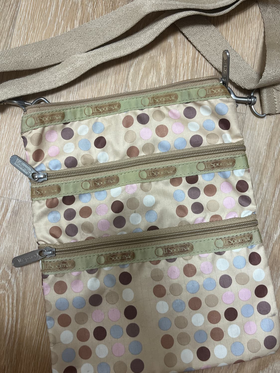 레스포색 크로스 가방 상품이미지3