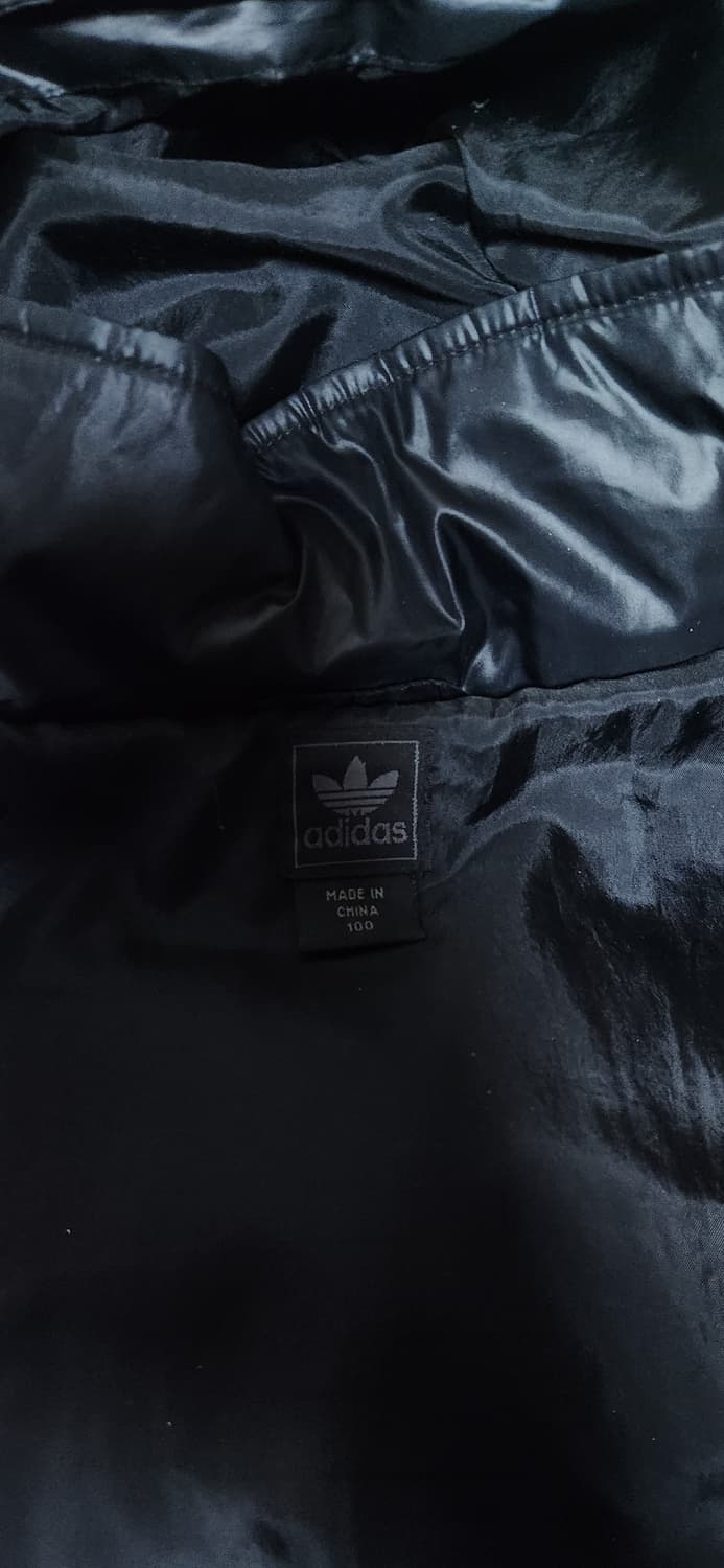 아디다스 Y2K 유광 블랙 패딩 자켓 상품이미지6