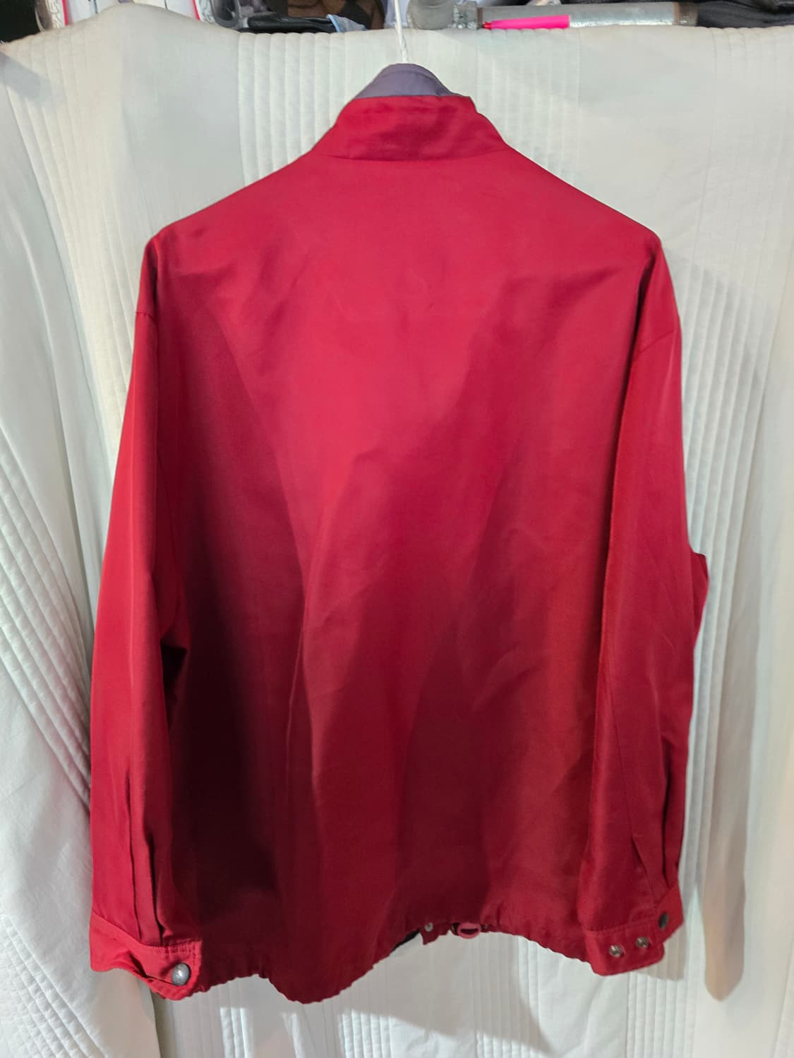 입생로랑 빈티지 레드 컬러 바람막이 자켓 상품이미지3
