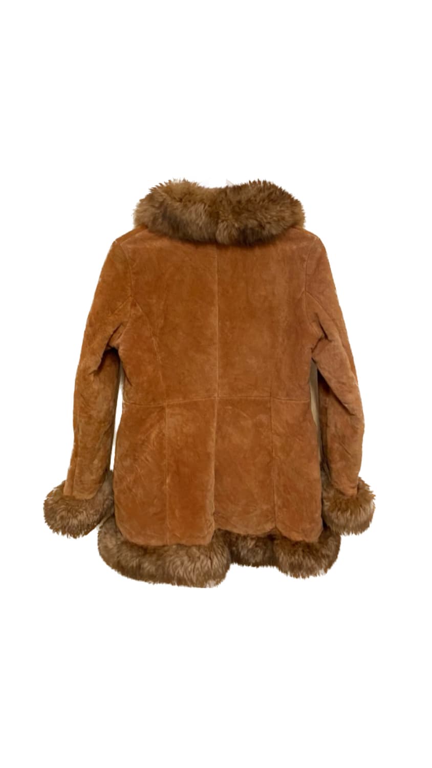 일본 빈티지 피그스킨 무스탕 코트 상품이미지3