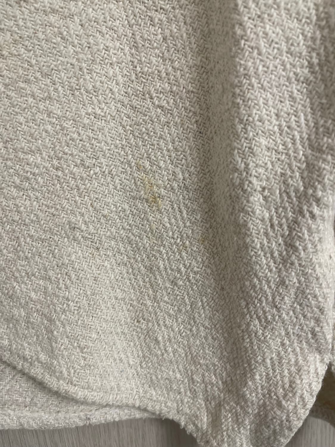 스투시 아이보리색 후드 풀오버 상품이미지4