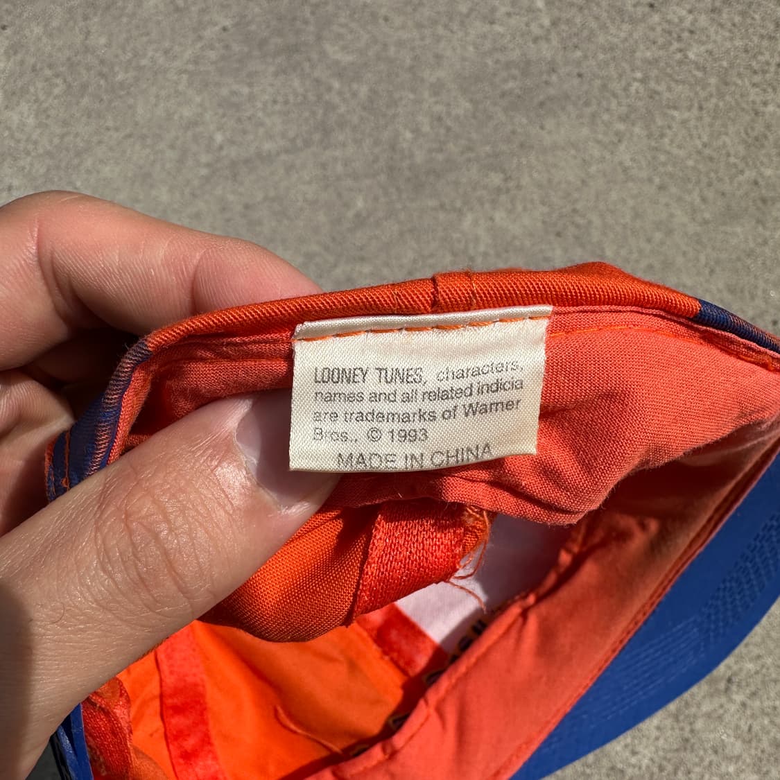 93 looney tunes wile e life cap 상품이미지5