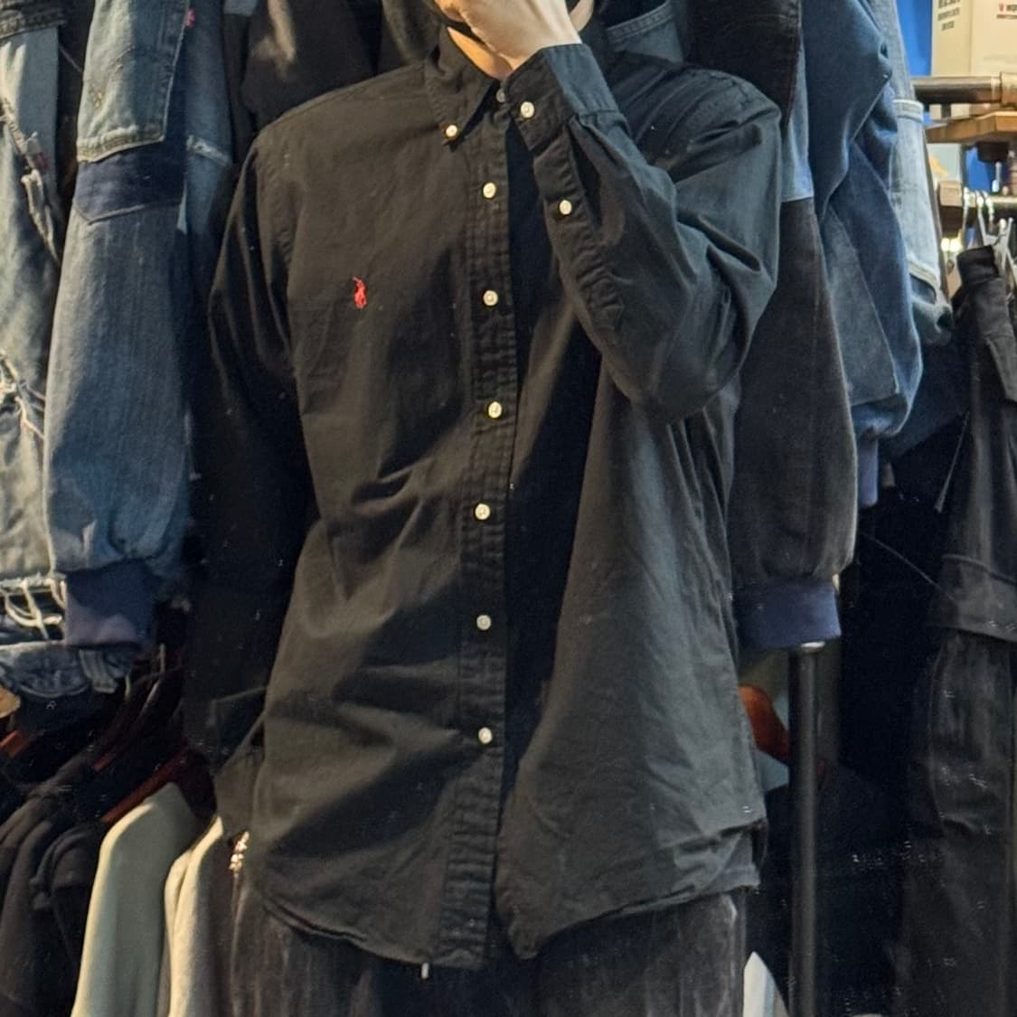 [No.9]Polo 폴로 블랙 긴팔셔츠 상품이미지4
