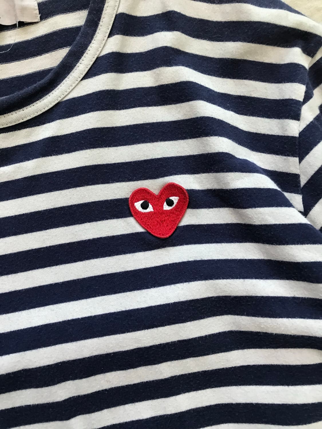 꼼데가르송 레드와펜 스트라이프 롱슬리브 상품이미지7