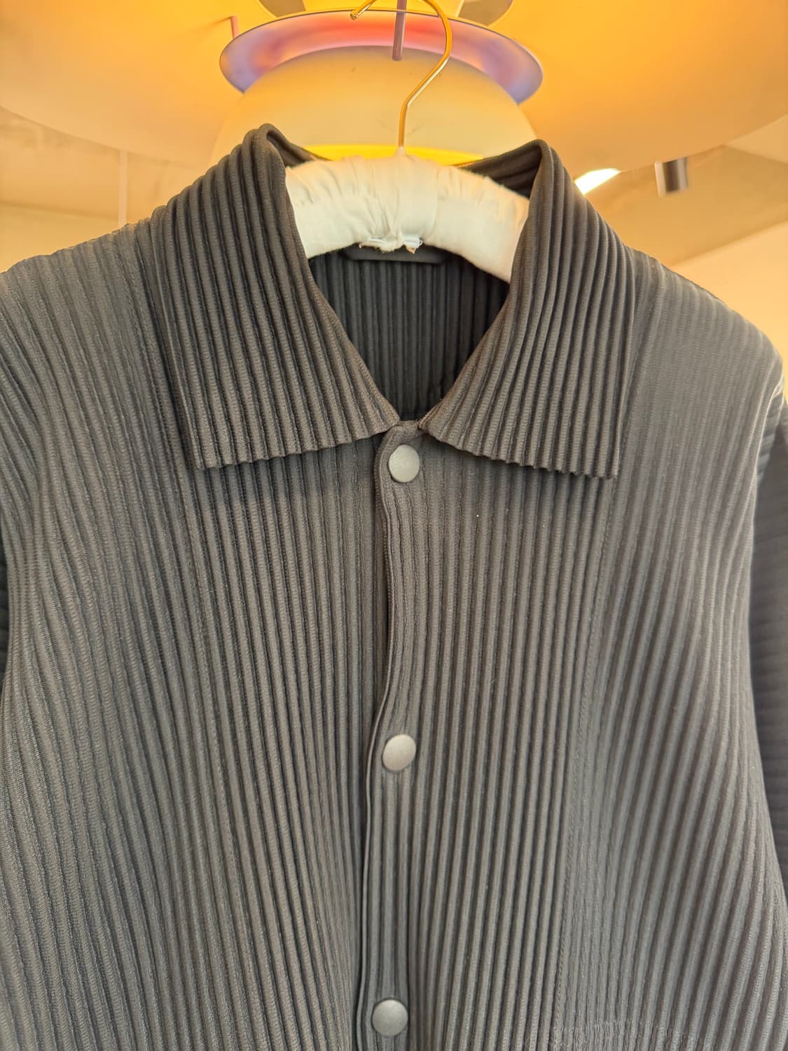 이세이미야케 옴므플리세 버튼 칼라 자켓 3  상품이미지4