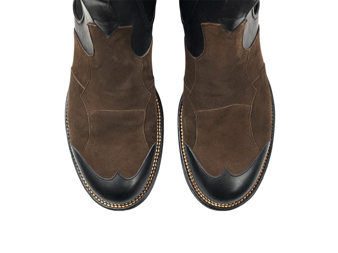 suede patchwork side gore boots 상품이미지2