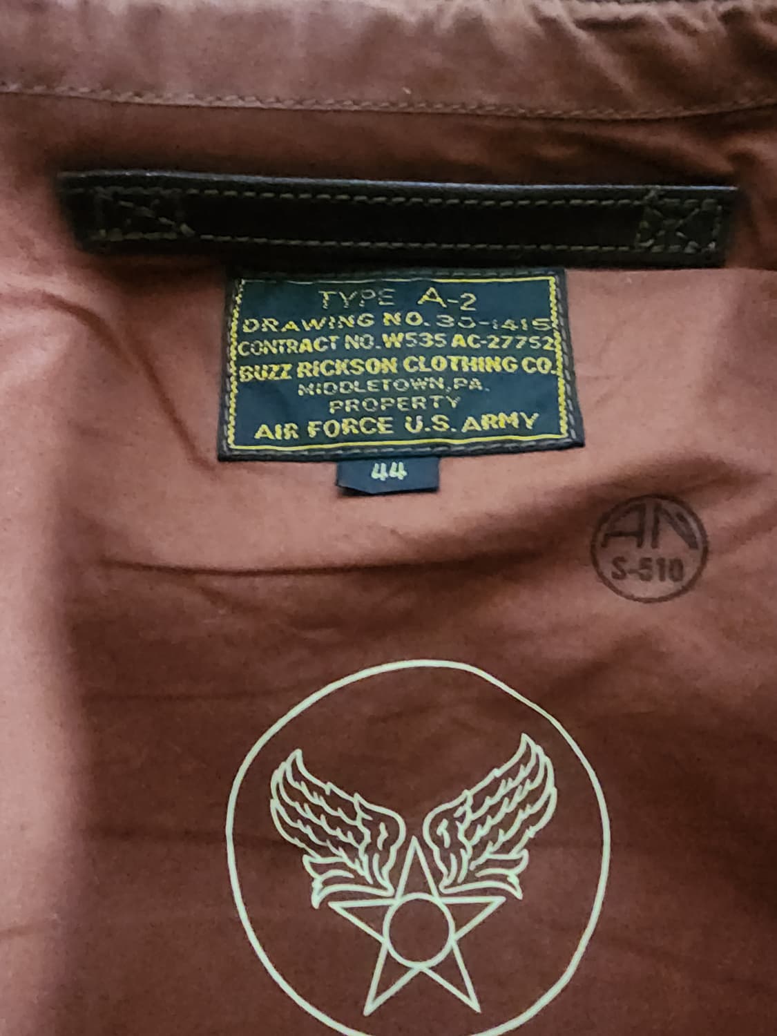 버즈릭슨 a-2 말가죽 44사이즈 상품이미지4