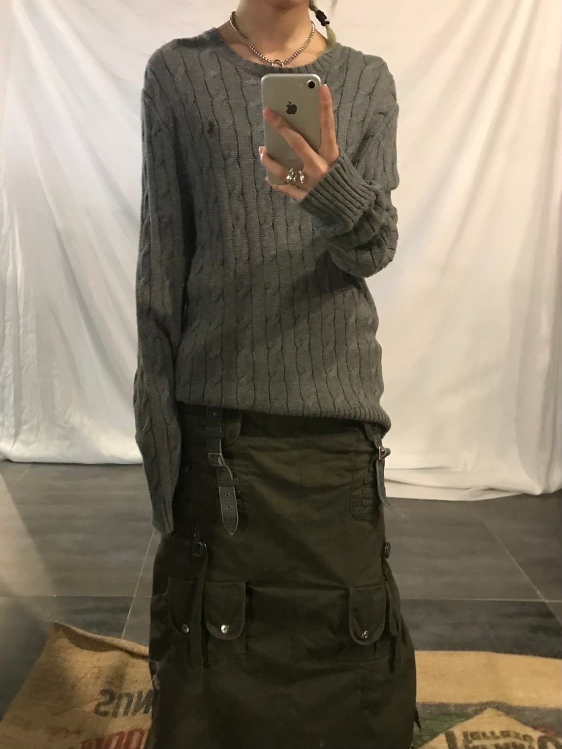 Polo Ralph Lauren Grey Twisted Knitwear 상품이미지3
