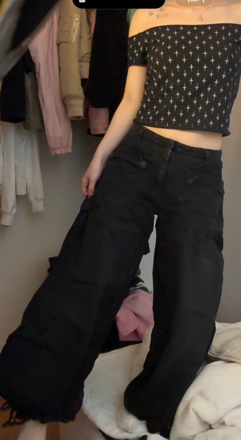 Free people vintage 재질 팬츠  착샷있음 상품이미지6