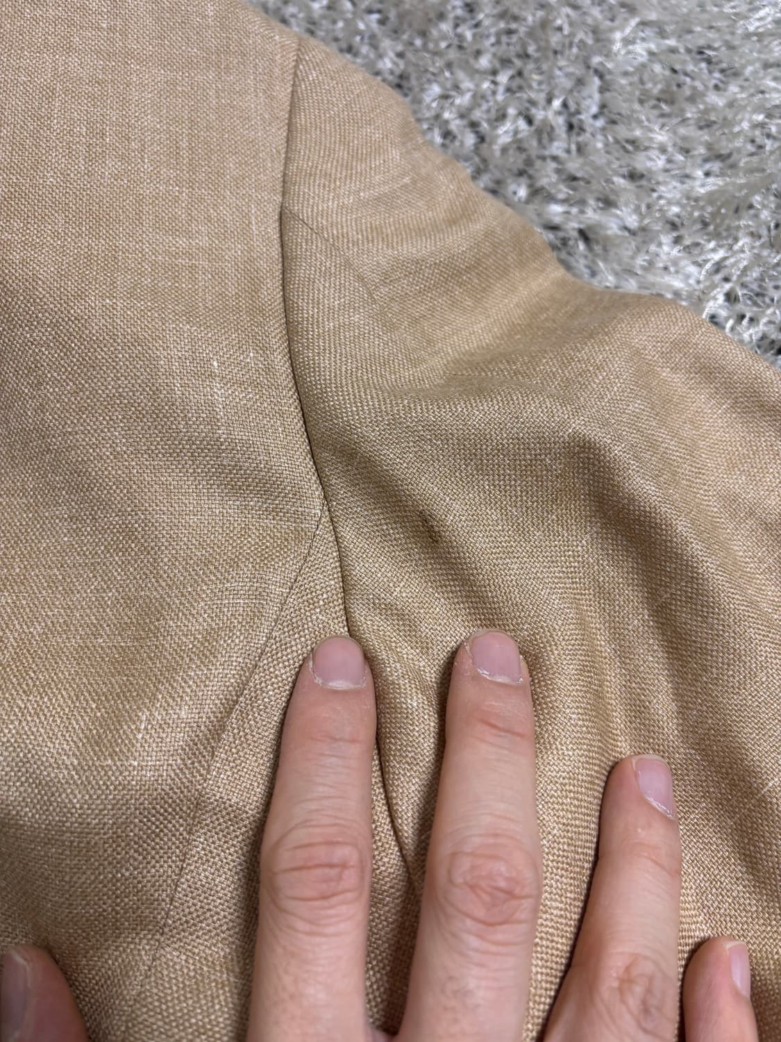 일제 듀퐁 마 혼방 블레이저 사이즈 105 상품이미지9