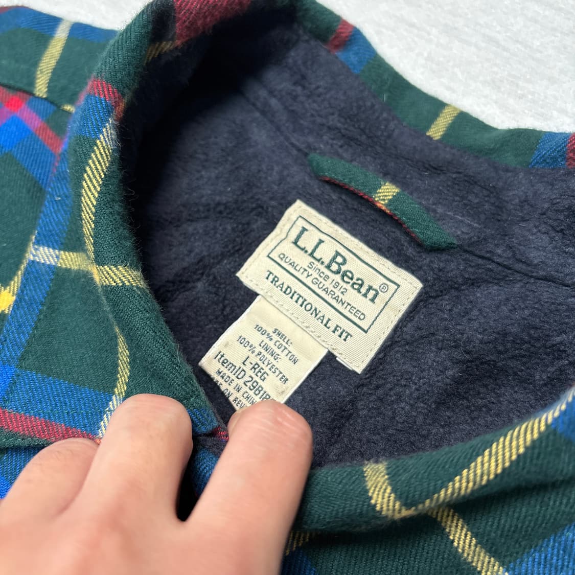 엘엘빈 헤비체크셔츠 상품이미지4