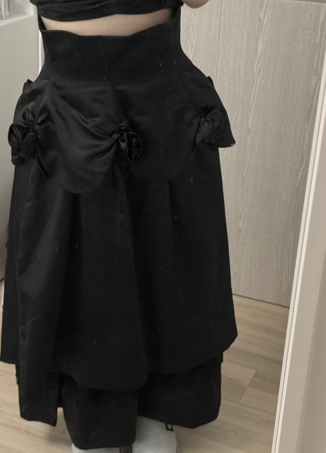 빈티지 페어리 아카이브 르네상스 블랙 스커트 큐빈 파우닝 상품이미지1