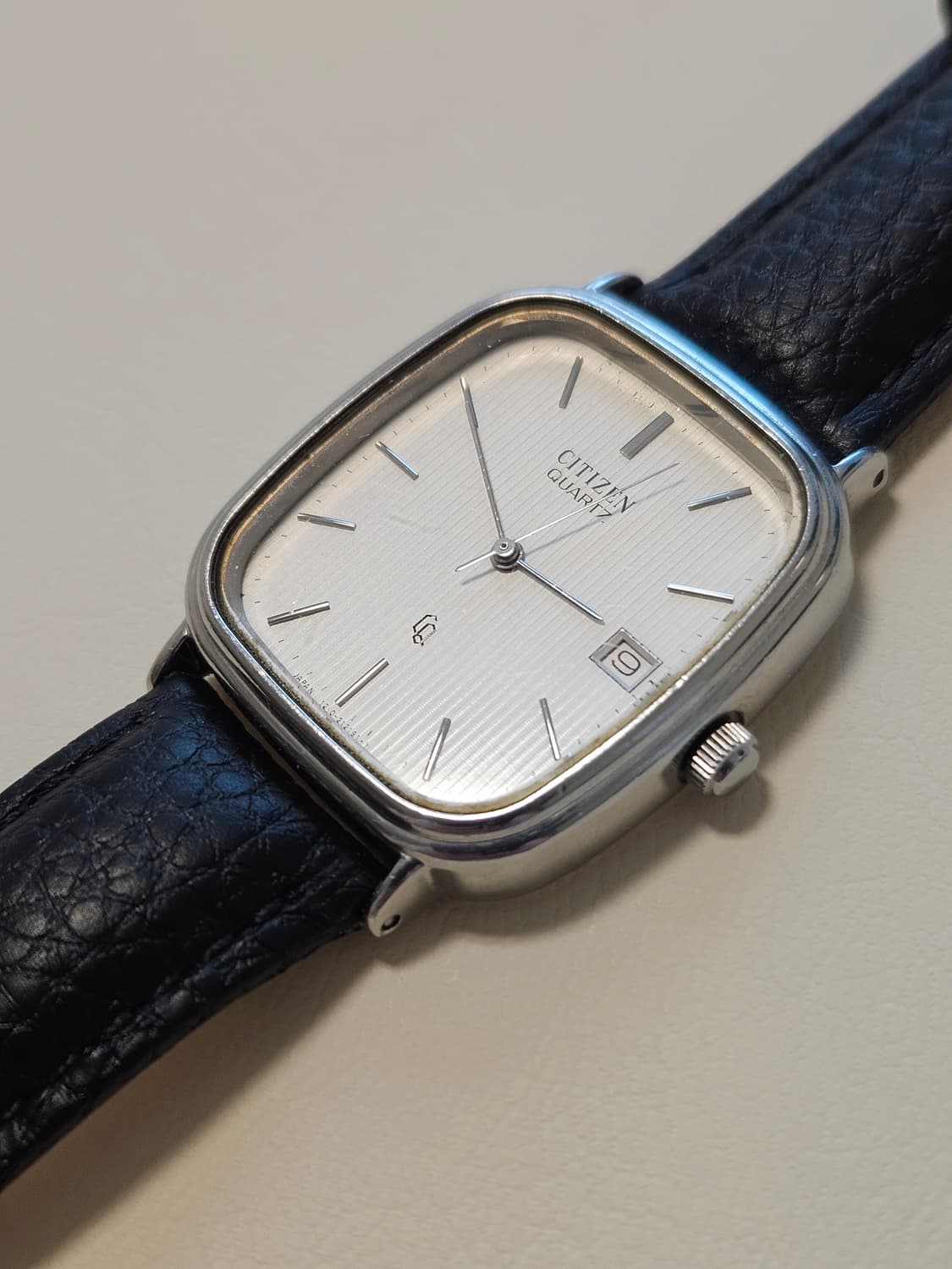 시티즌 쿼츠 빈티지 가죽 시계 상품이미지4