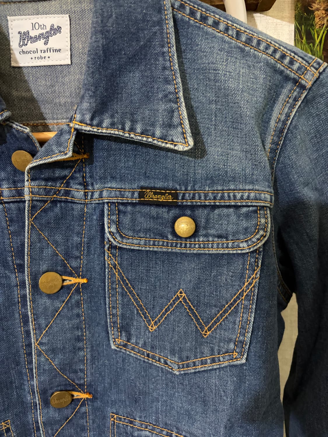55) 랭글러 x chocol raffine 데님 자켓 청자켓 상품이미지4