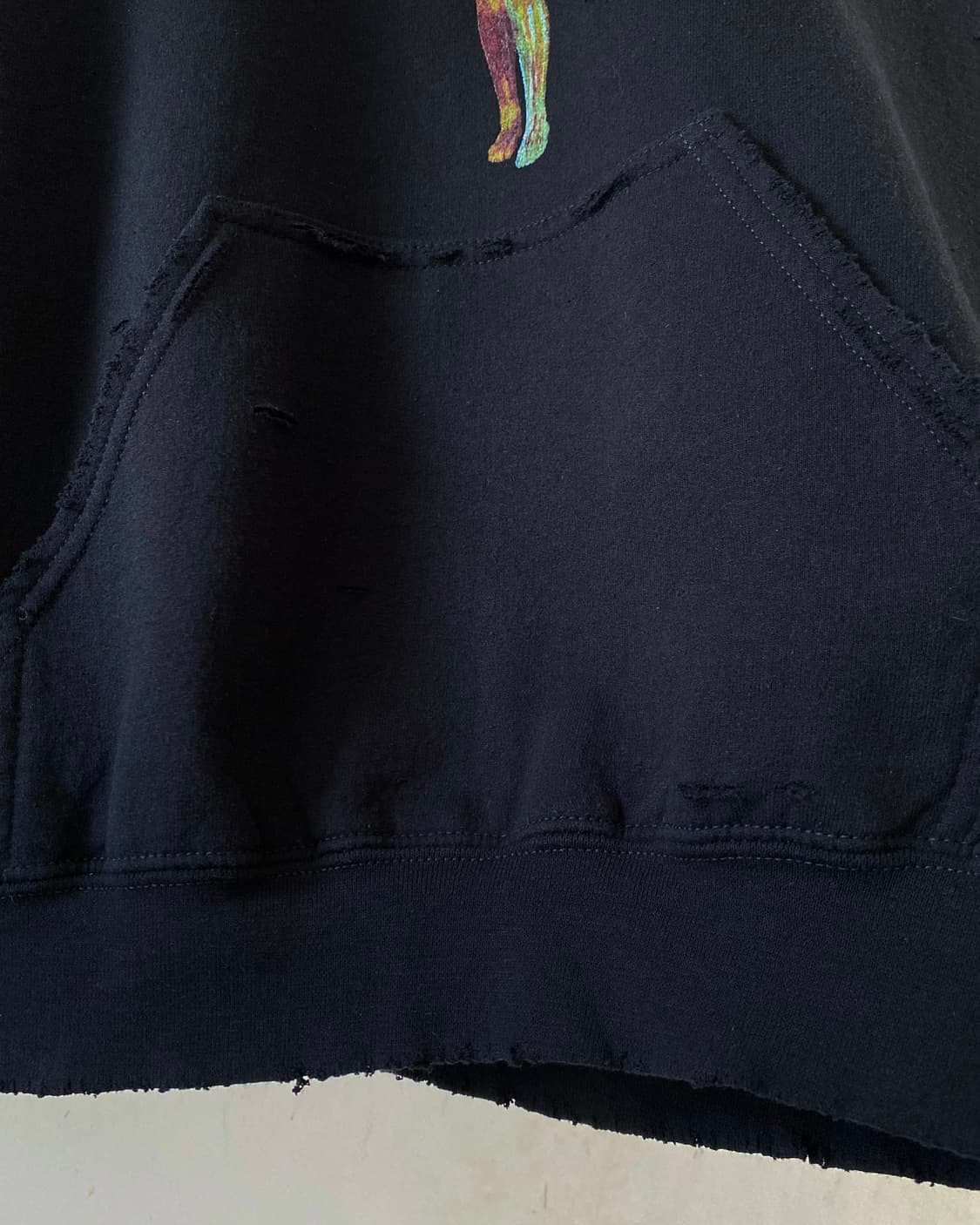 너바나 디스트로이드 블랙 후드티 상품이미지6