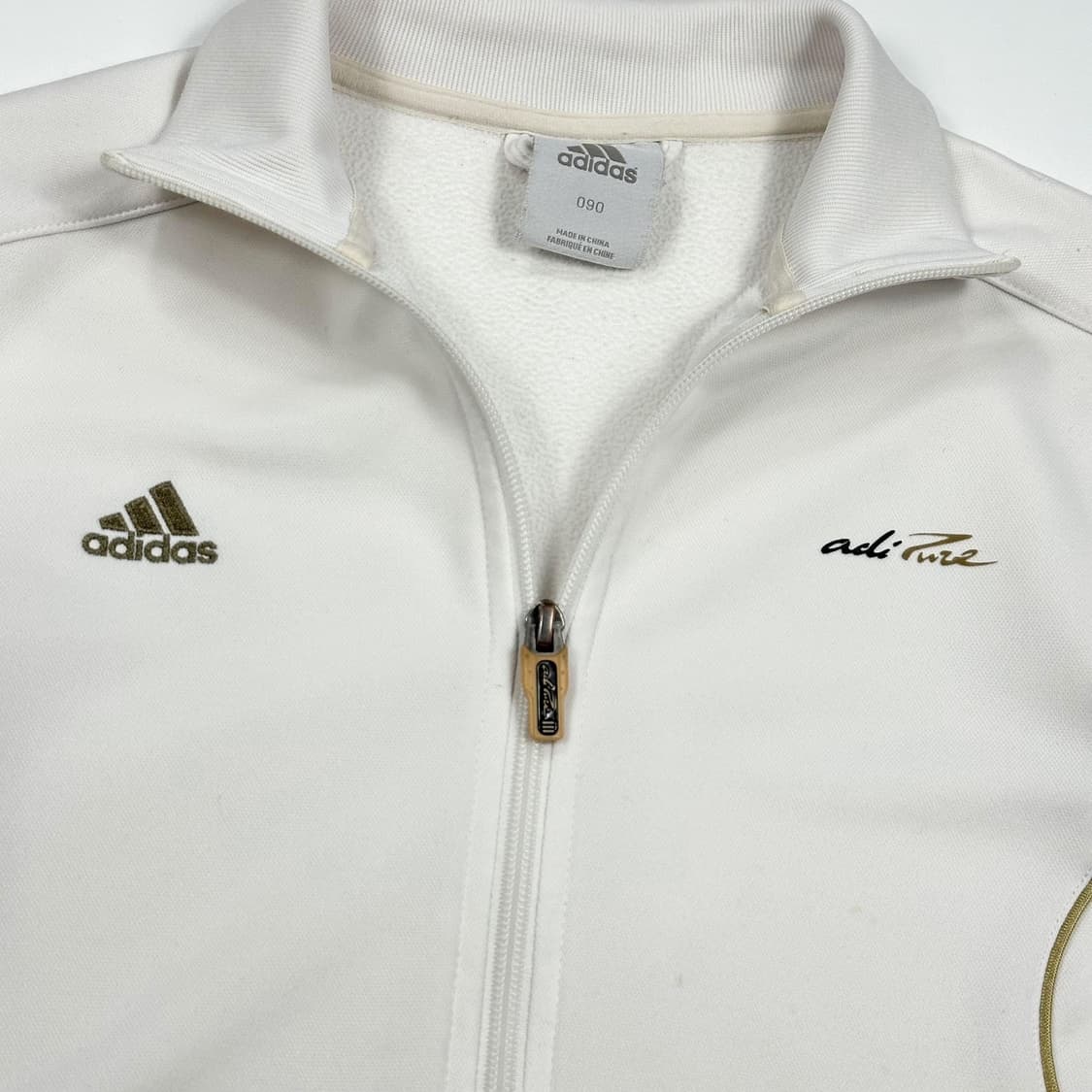 아디다스 오리지널 화이트 골드 트랙탑 져지 (S 여성추천) 상품이미지3