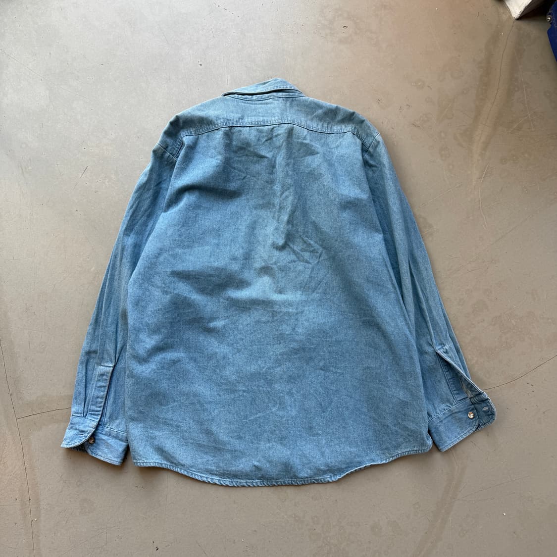 90s 오시코시 데님 셔츠 상품이미지5