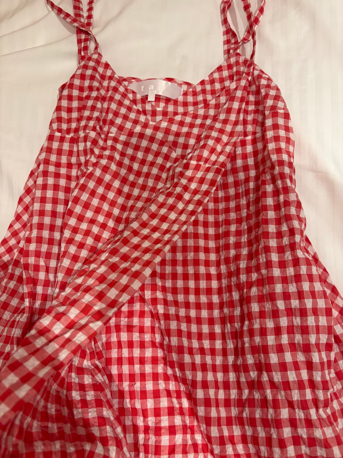 Comme des garcons tricot(타오) 깅엄체크 원피스 상품이미지5