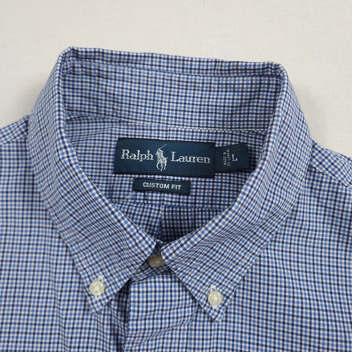 L(100) 폴로 랄프로렌 버튼다운 체크셔츠 상품이미지4