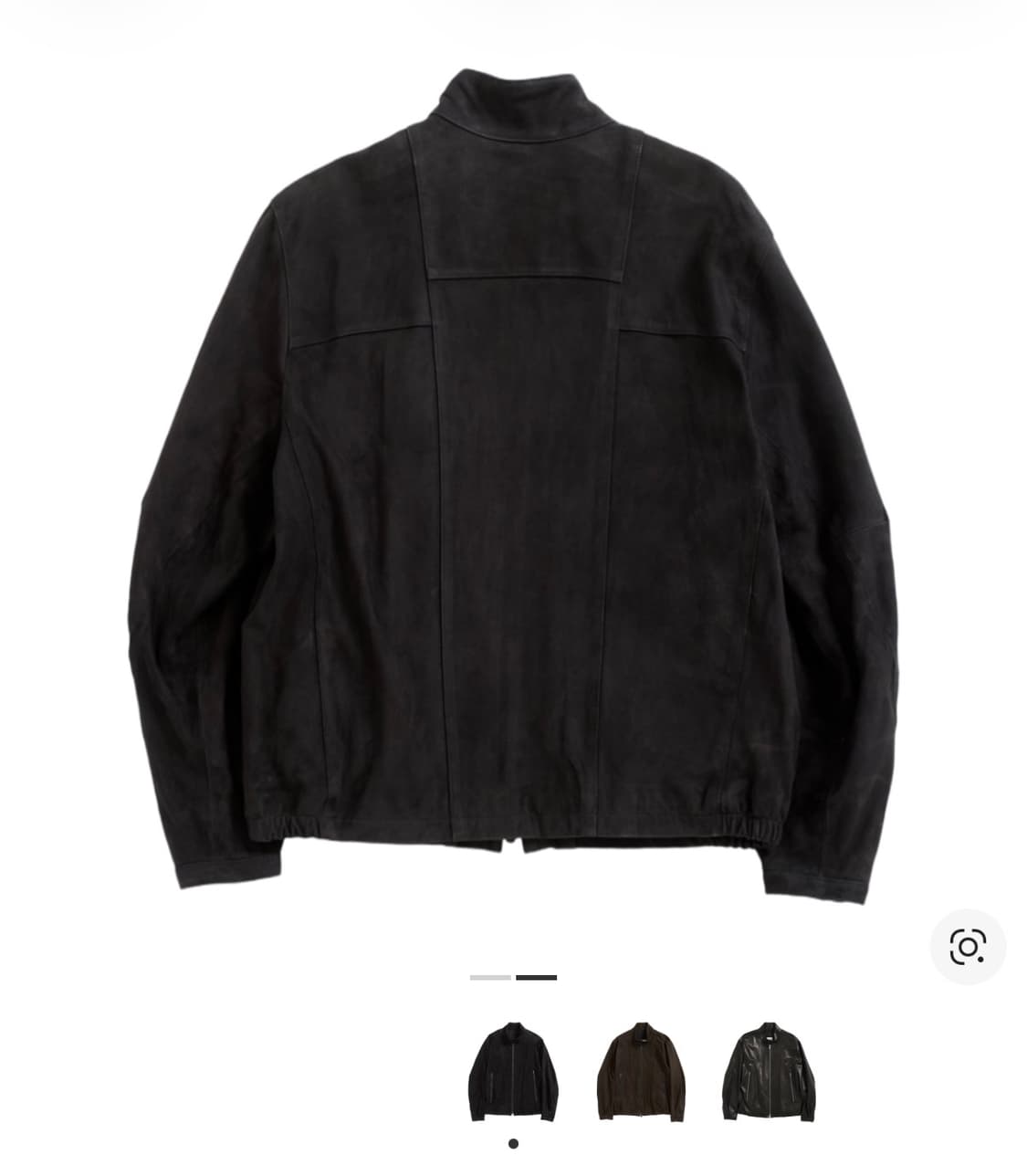 hatchingroom 해칭룸 해링턴 스웨이드 레더 자켓 다크 네이비 3 상품이미지3