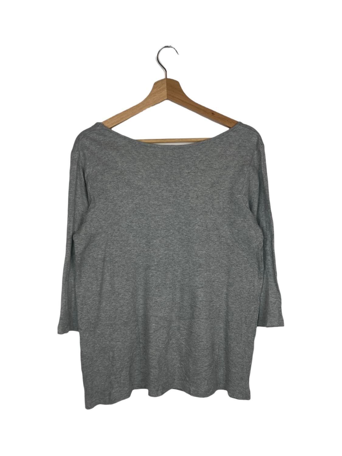 JPN 그레이 프린팅 엣지라인 긴팔티셔츠 LL 상품이미지2