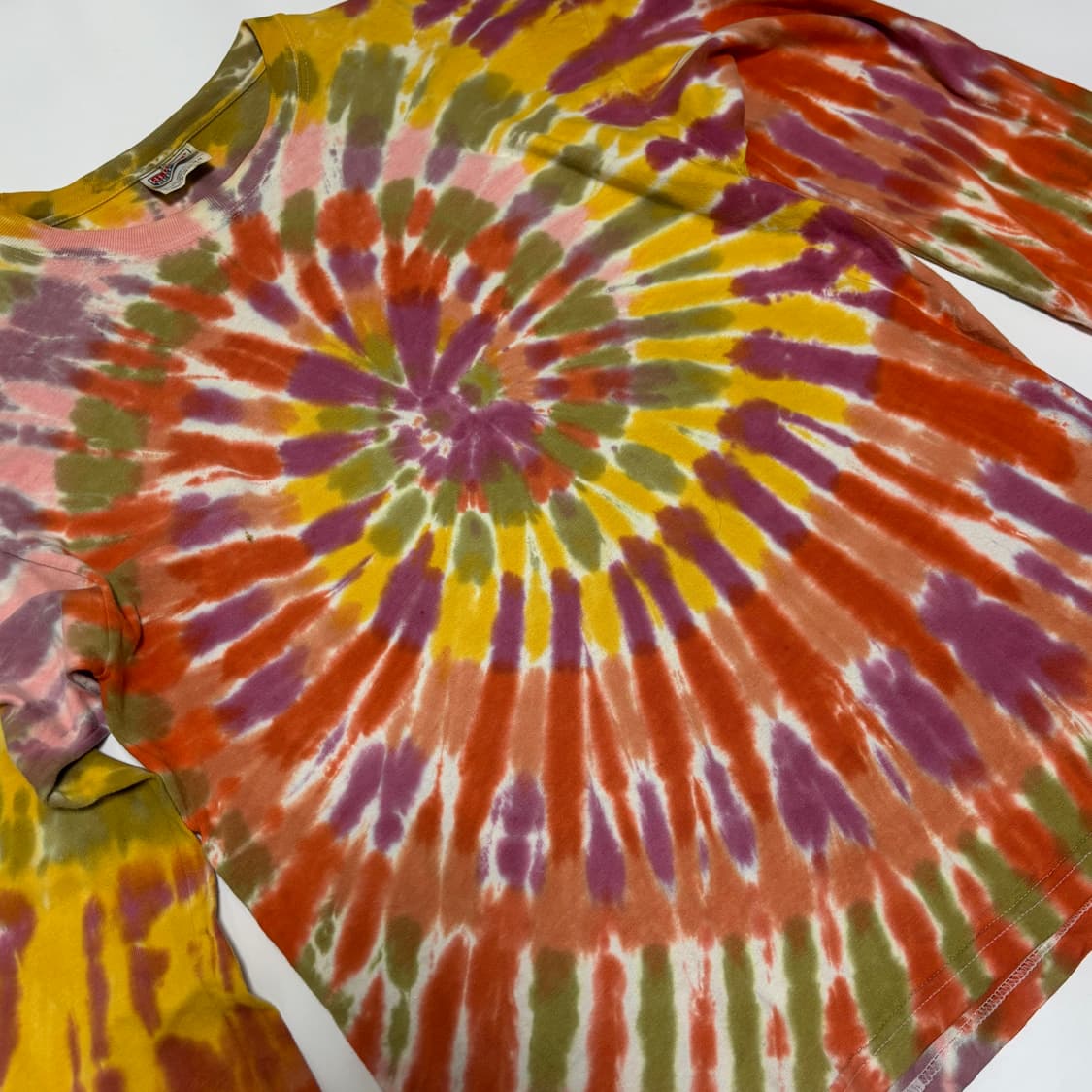 헤인즈 비피 스파이럴 타이다이 롱슬리브 상품이미지2