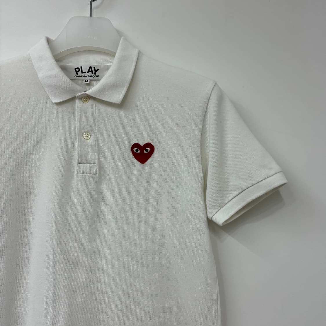 꼼데가르송 플레이 하트와펜 폴로 카라 반팔 티셔츠 상품이미지4