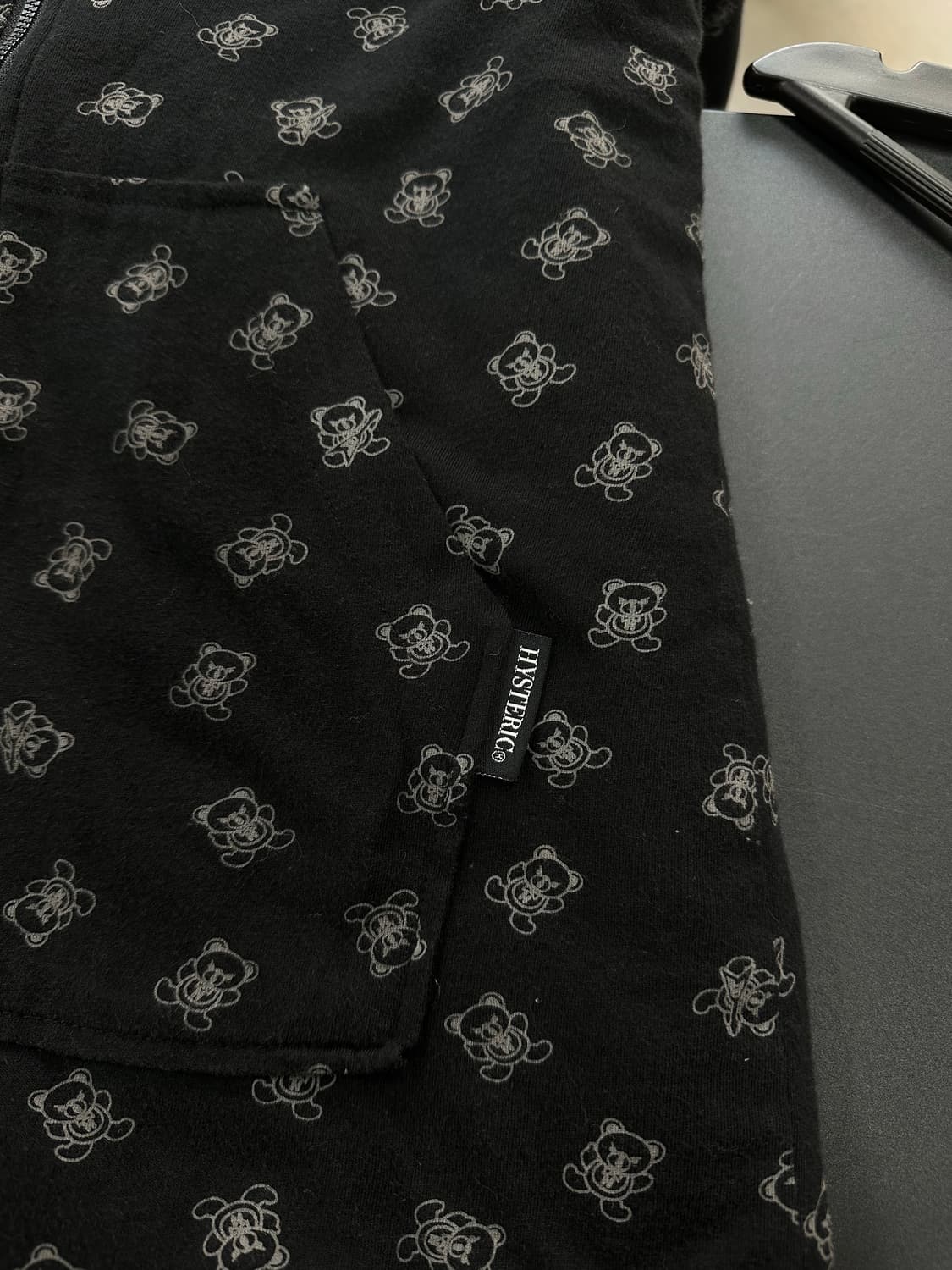 히스테릭글래머 리버시블 퍽베어 플러피 원피스후드집업 상품이미지10