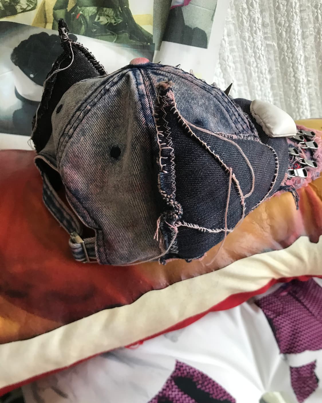 Blood washing dark horn zipper cap 상품이미지5