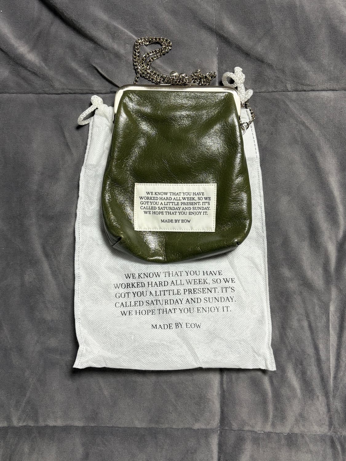 EOW friday bag olive 상품이미지5