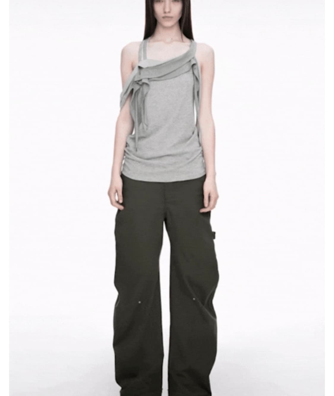 나체 nache RAWCUT CURVED PANTS 상품이미지1