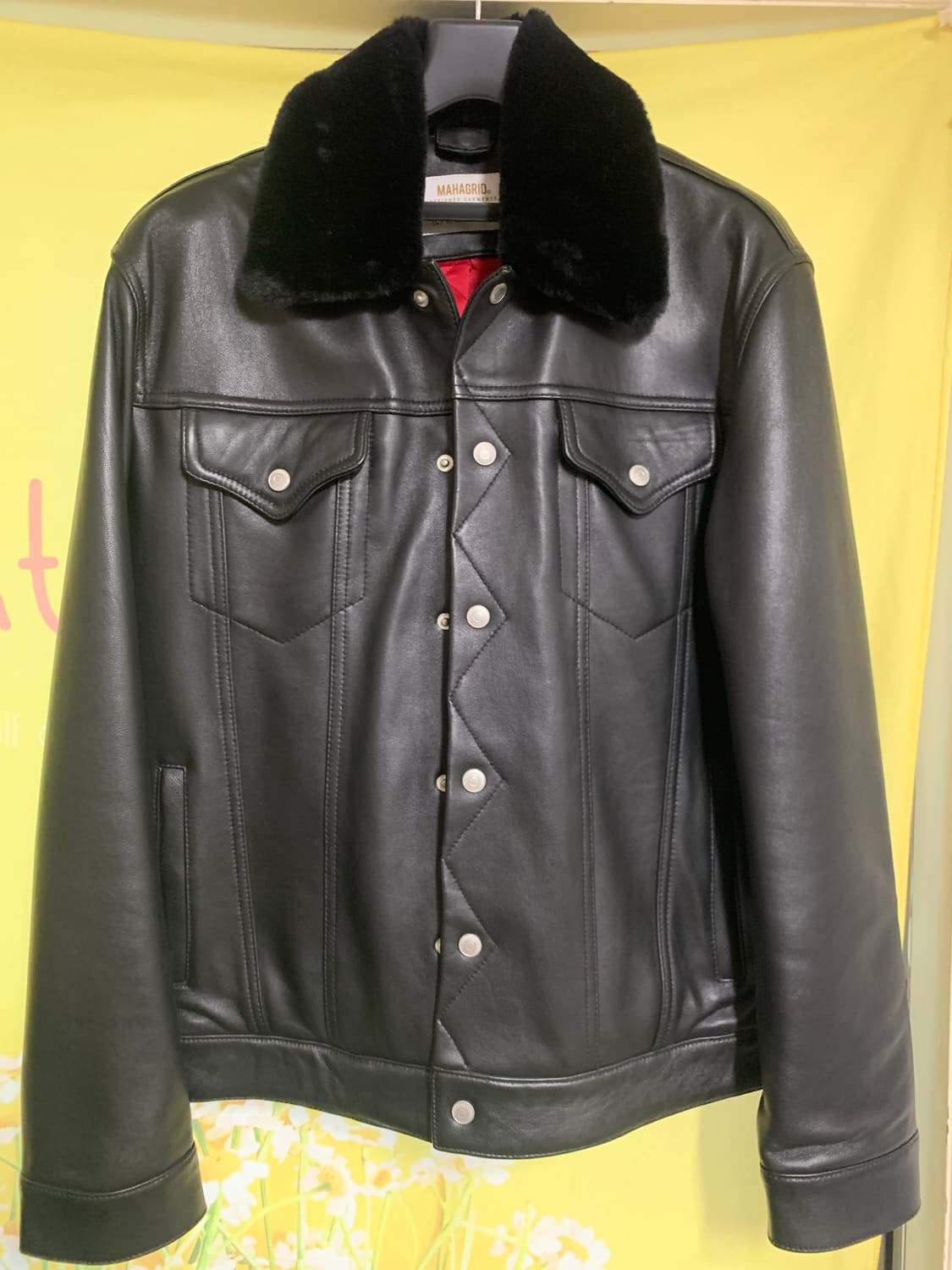 마하그리드 양가죽 트러커 판매합니다 상품이미지1