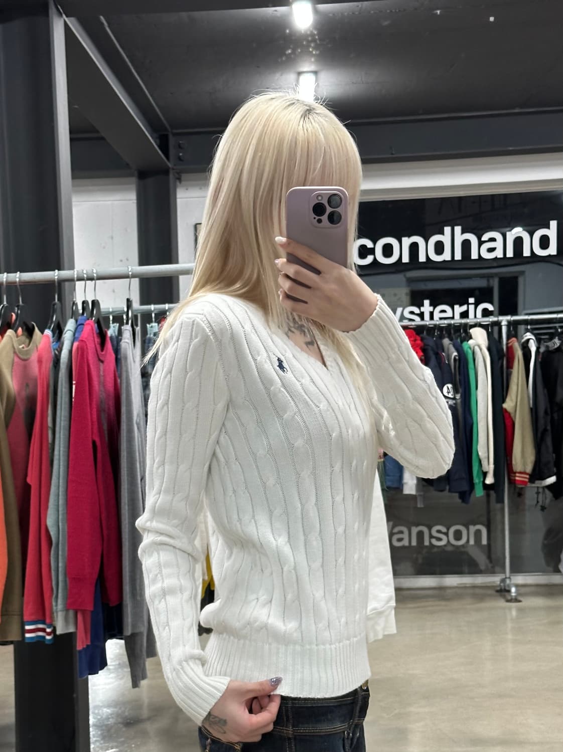 폴로 니트 v넥  상품이미지1