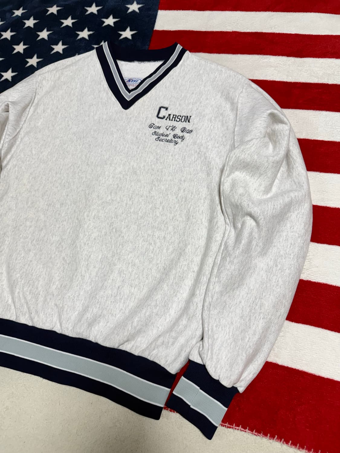 빈티지 헤비스웻셔츠 NEFF U.S.A V-Neck sweatshirt 상품이미지3