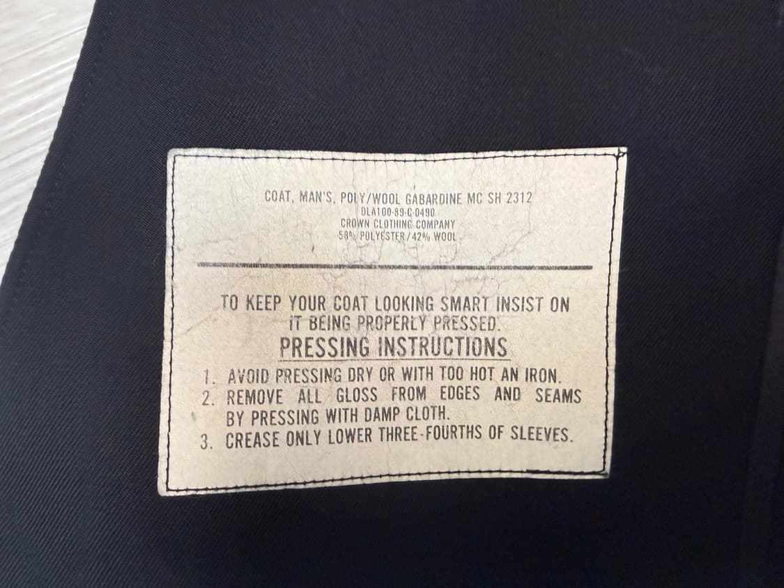 [XS] USMC 블루드레스 미 해병 정복 나폴레옹 자켓 상품이미지9