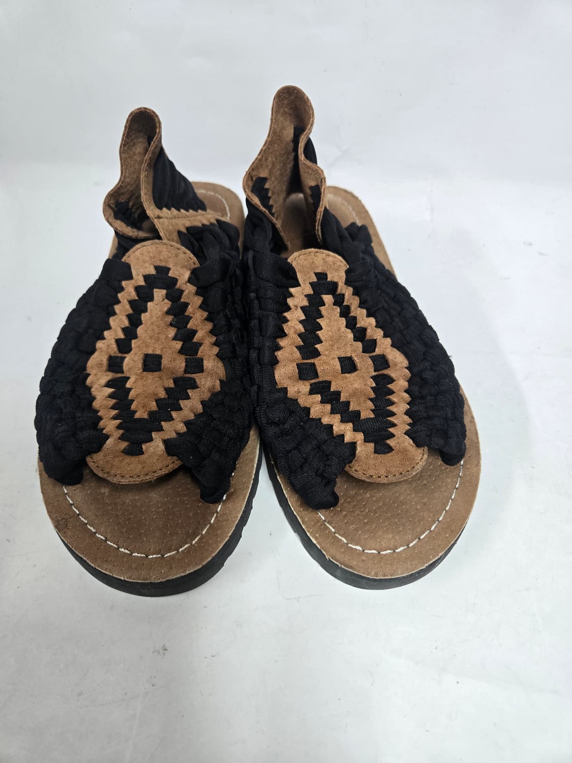 츄바스코 아즈텍 샌들 블랙/브라운 M6W8 상품이미지2