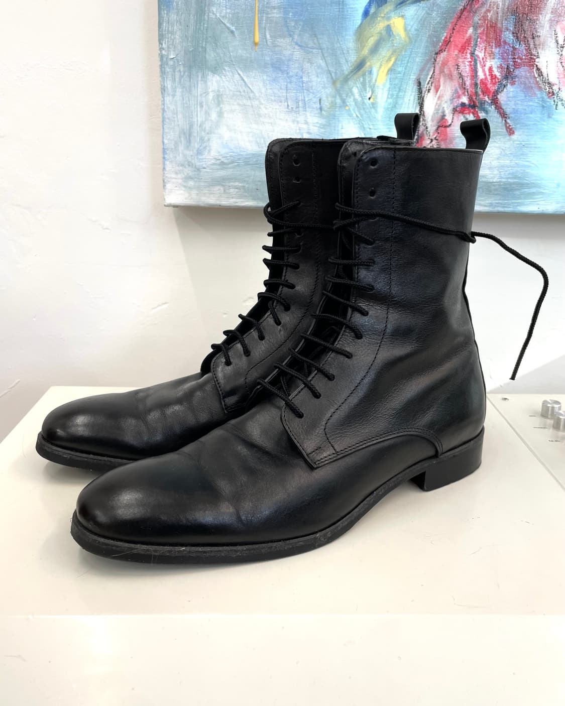 [42] Made in Italy 레더 부츠 상품이미지1