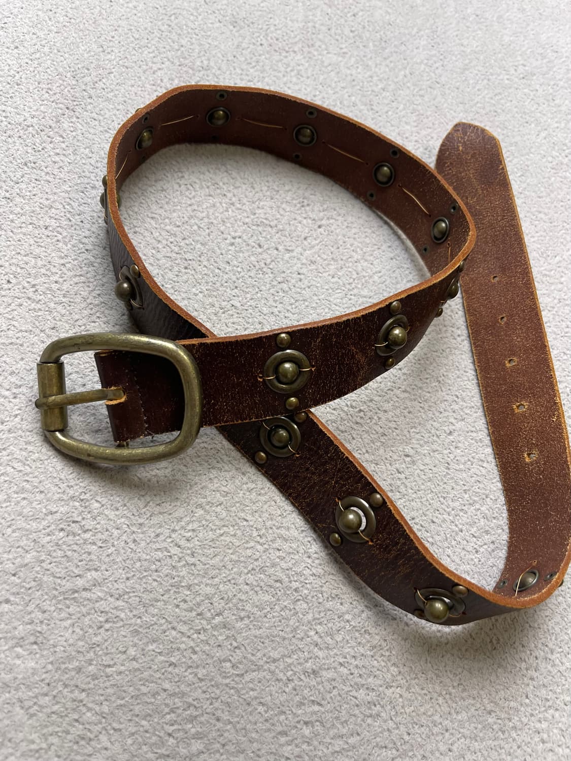 빈티지 소가죽벨트- 빈티지벨트 상품이미지1