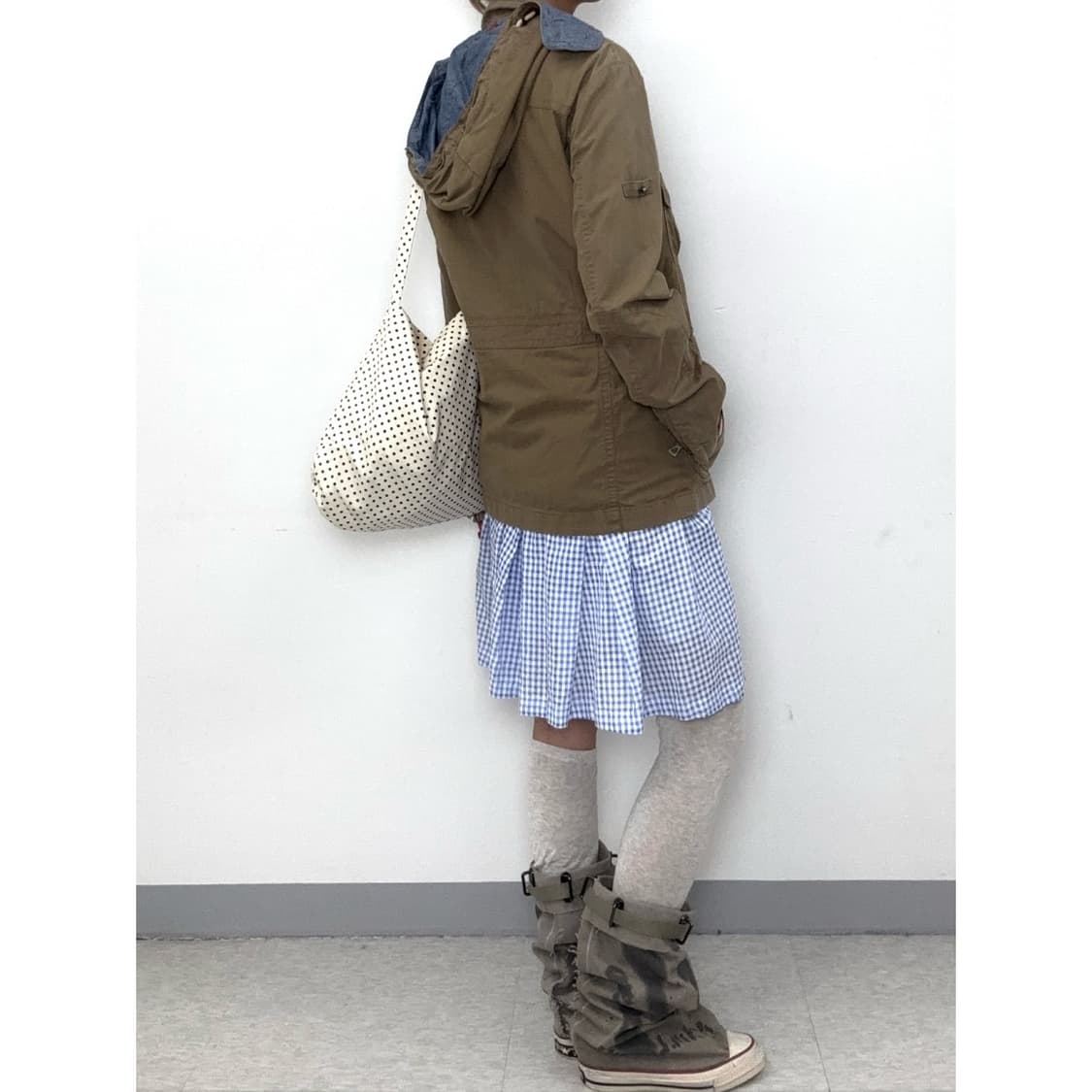 빈티지 워크웨어 유틸리티 y2k 하이넥 자켓 상품이미지3